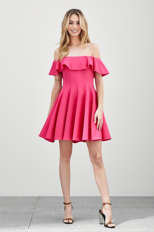 Layla Ruffle Mini Dress