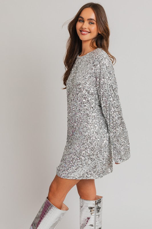 Hailey Sequin Mini Dress