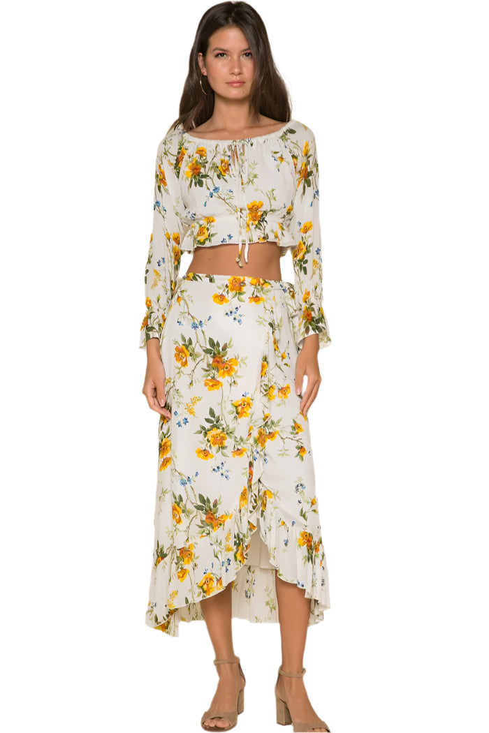 Buttercup Fields Crop Top