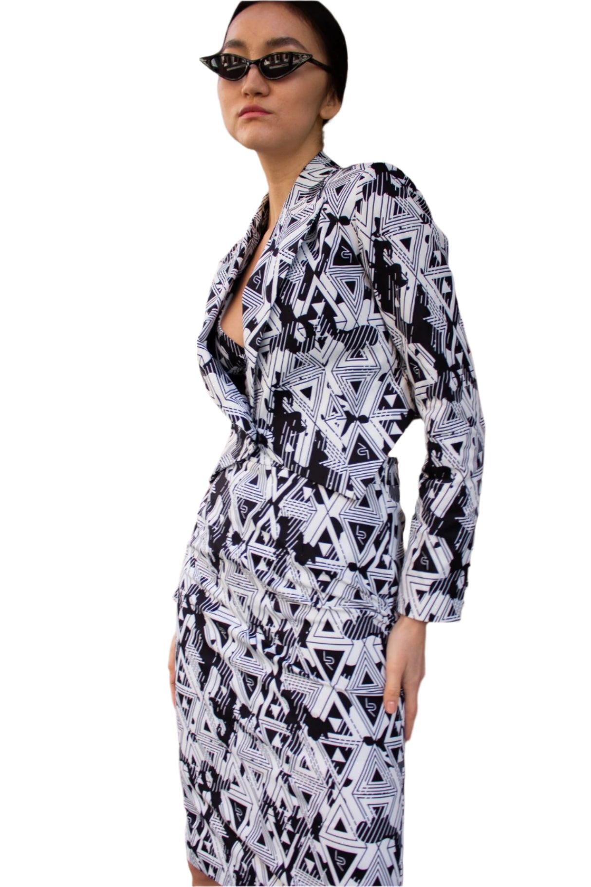 Amour Geometric Blazer