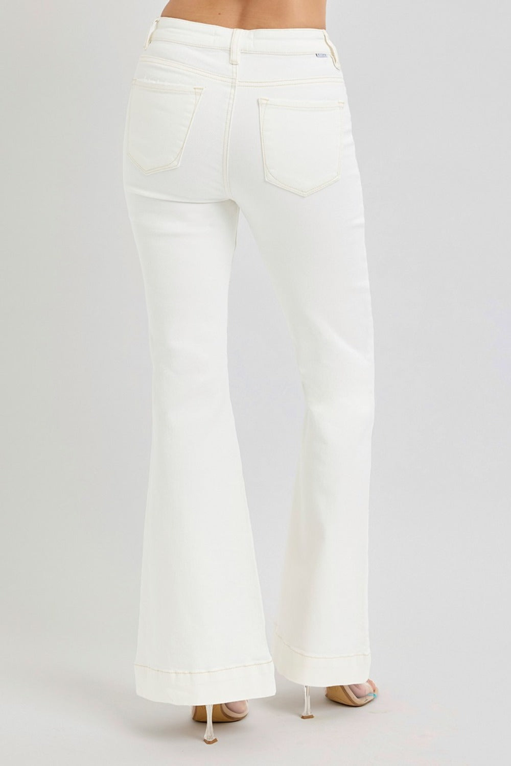 RISEN High Rise Pocket Flare Jeans