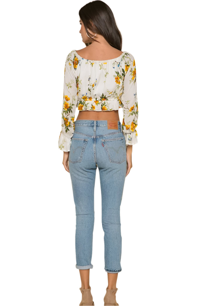 Buttercup Fields Crop Top