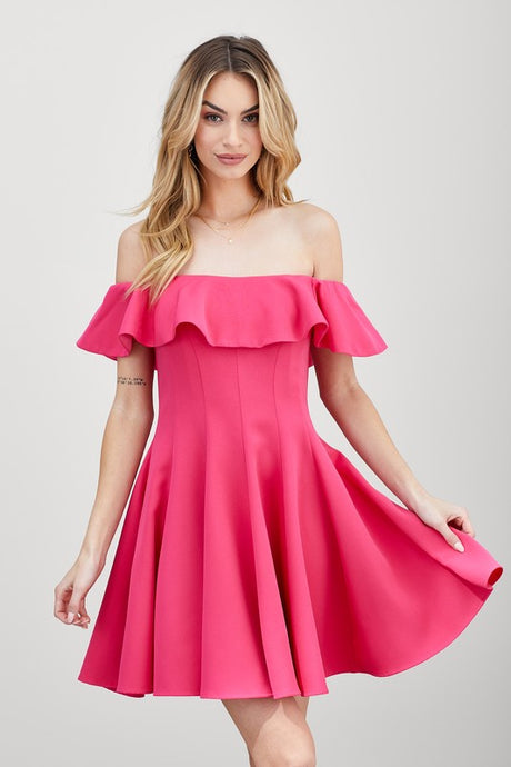 Layla Ruffle Mini Dress