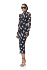 Shailene Dress - Diagonal Dot