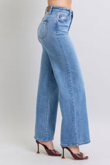 Judy Blue Full Size Wide Leg Jeans