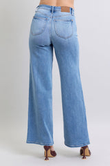 Judy Blue Full Size Wide Leg Jeans