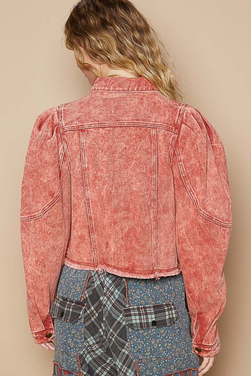 Scarlett Cropped Denim Jacket