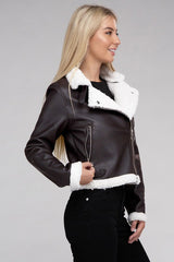 Mila PU Leather Jacket