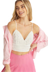 Victoria Lace Crop Cami
