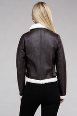 Mila PU Leather Jacket