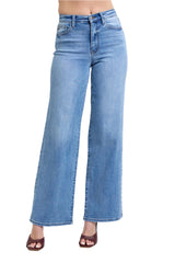 Judy Blue Full Size Wide Leg Jeans