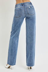 RISEN High Rise Straight Leg Jeans