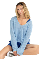 Maeve V-Neck Long Sleeve Top