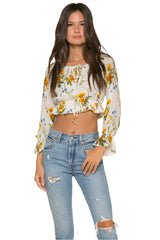 Buttercup Fields Crop Top