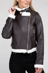 Mila PU Leather Jacket